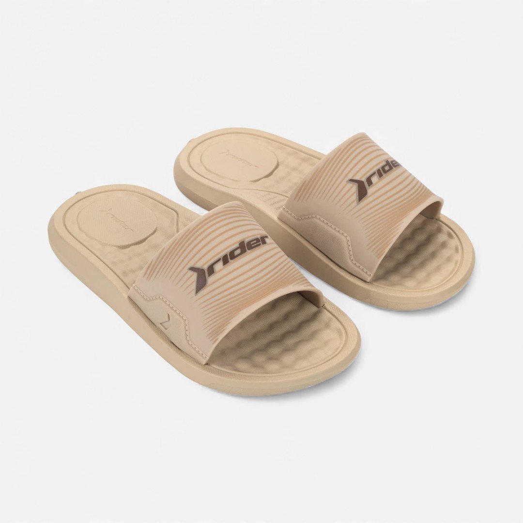 Chinelo Rider Step Slide Masculino Infantil Bege