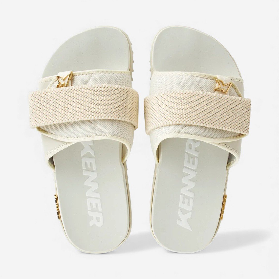 Sandália Kenner Kivah Slide Bege Bege 3