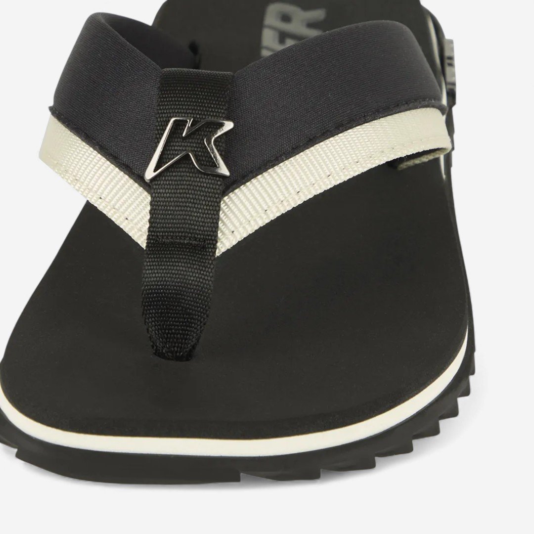 Sandália Kenner Kivah Colors Preto Preto/Branco 5