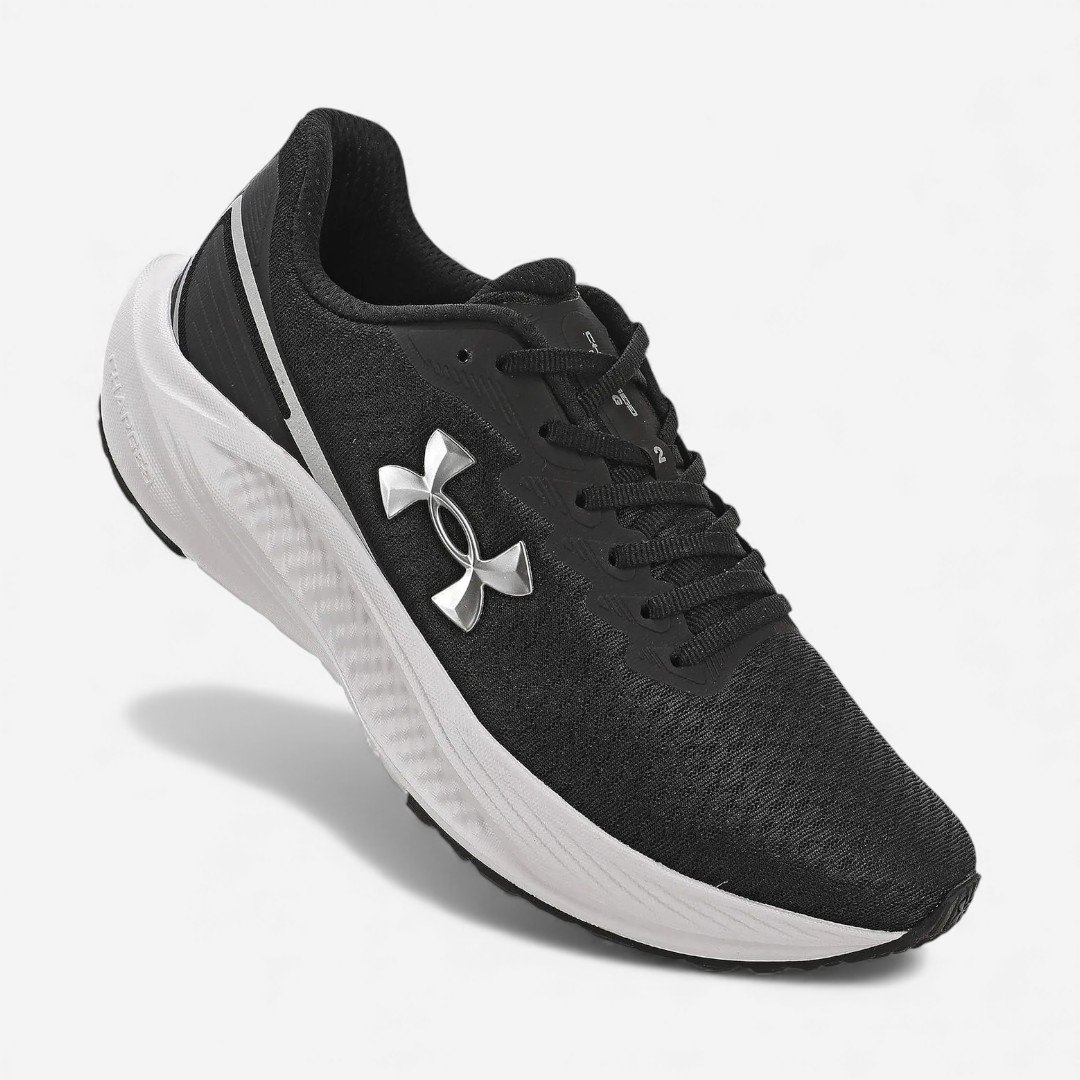 Tênis de Corrida Under Armour Charged Wing 2 Preto Preto 2