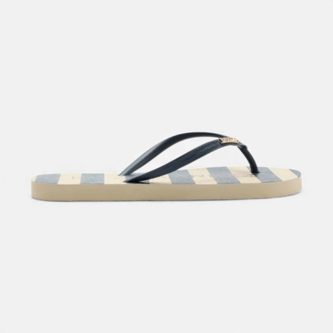 Chinelo De Dedo Brizza Listrado Essential Azul Azul 2