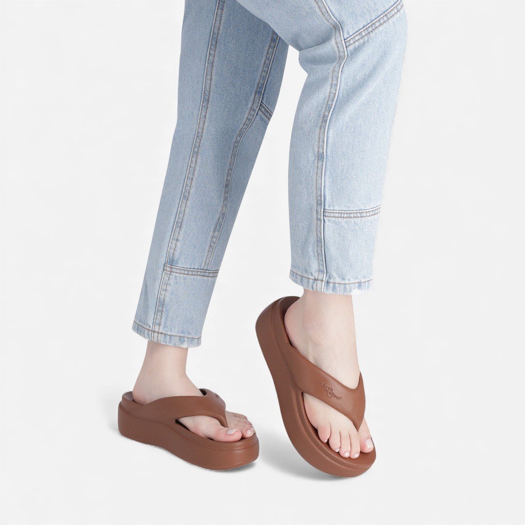 Tamanco Piccadilly Flatform Marshmallow Marrom Marrom 2