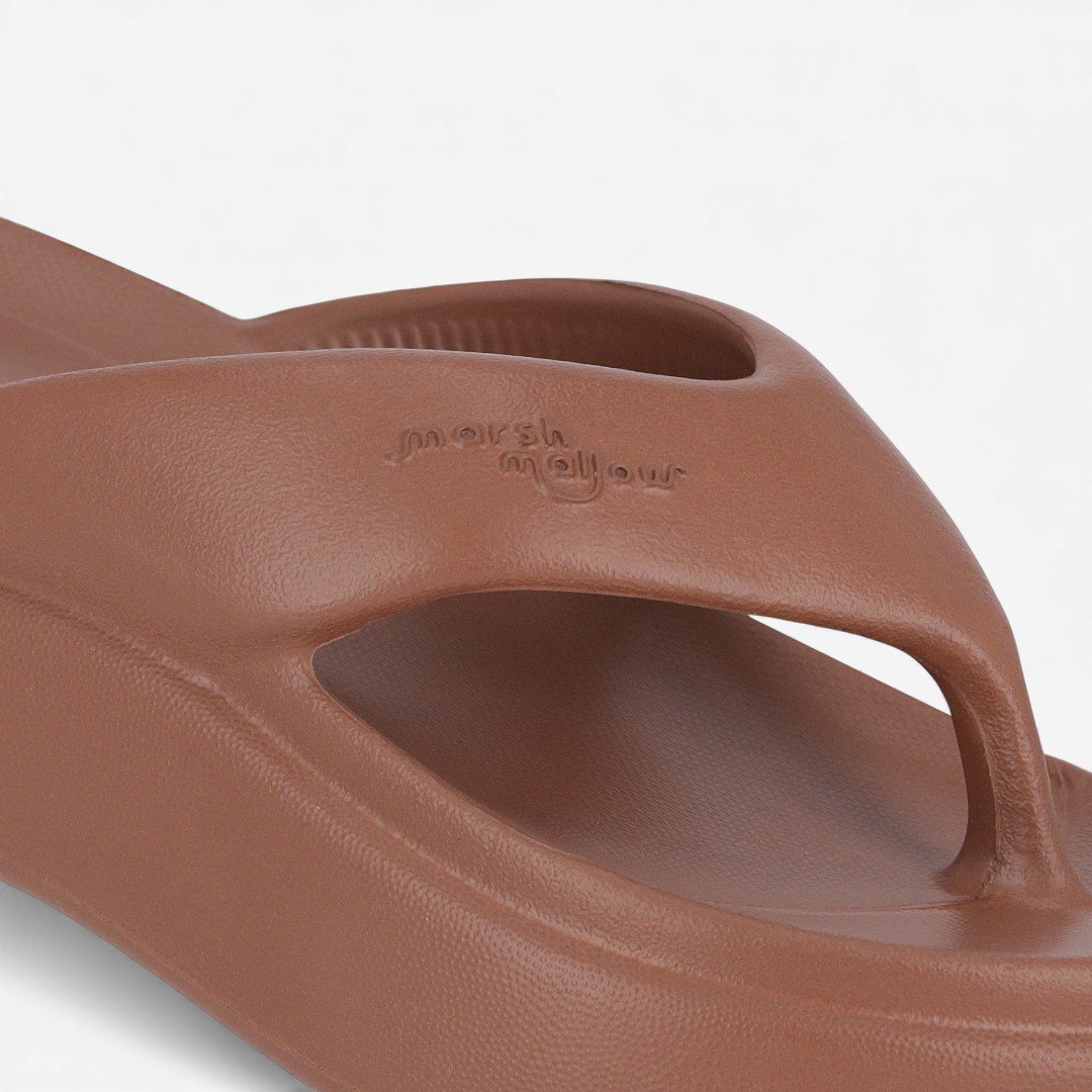 Tamanco Piccadilly Flatform Marshmallow Marrom Marrom 3