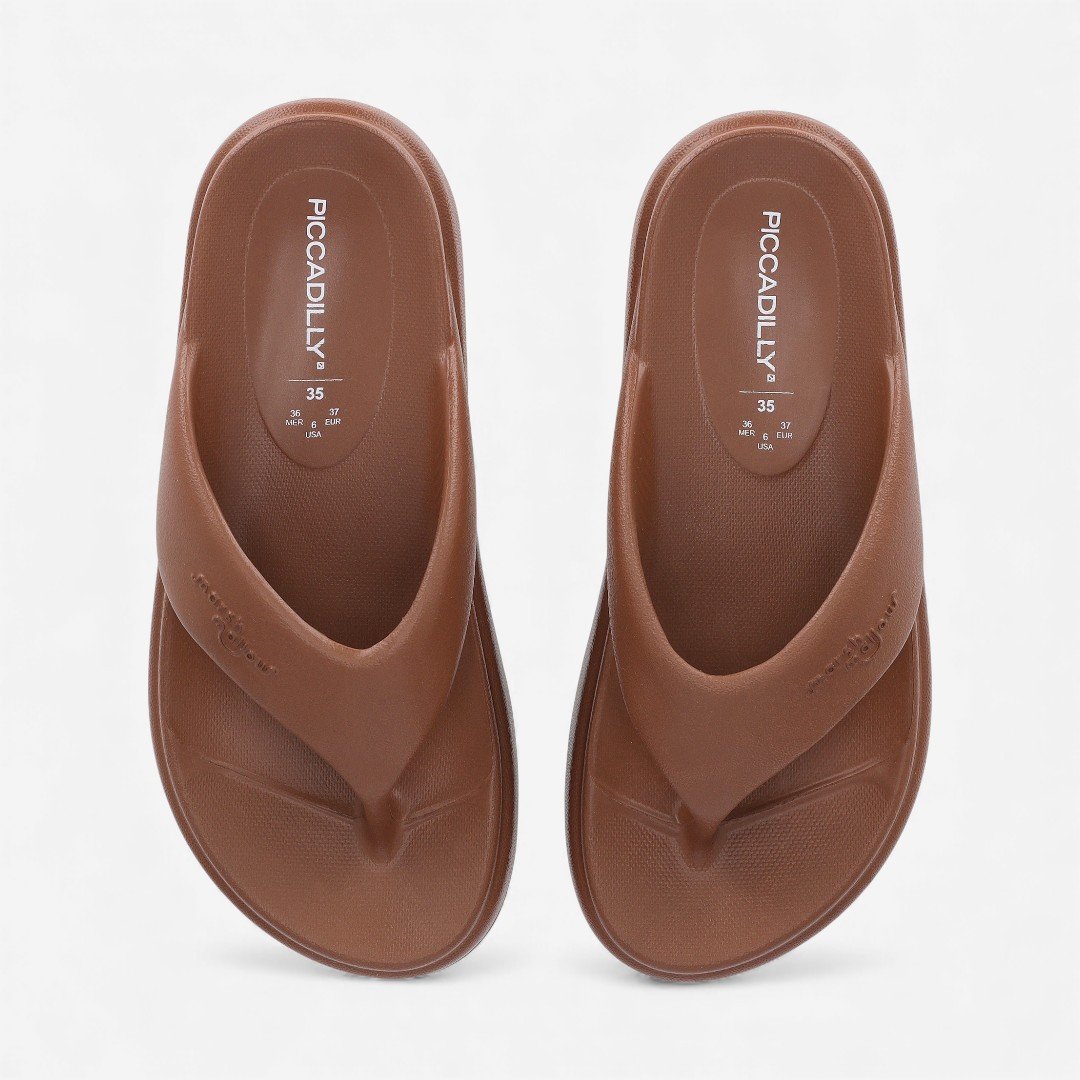 Tamanco Piccadilly Flatform Marshmallow Marrom Marrom 5