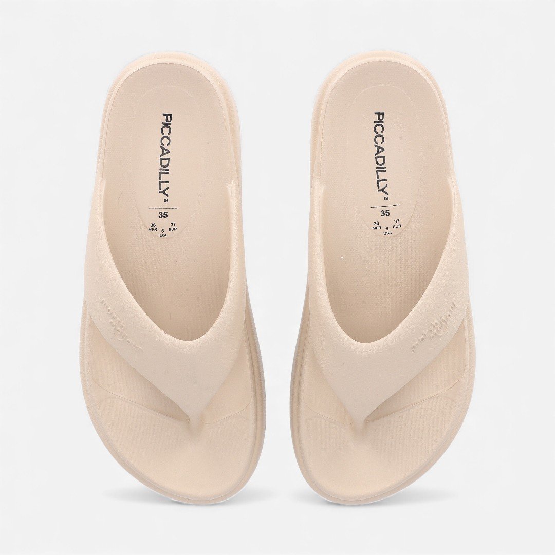 Tamanco Piccadilly Flatform Marshmallow Bege Bege 5