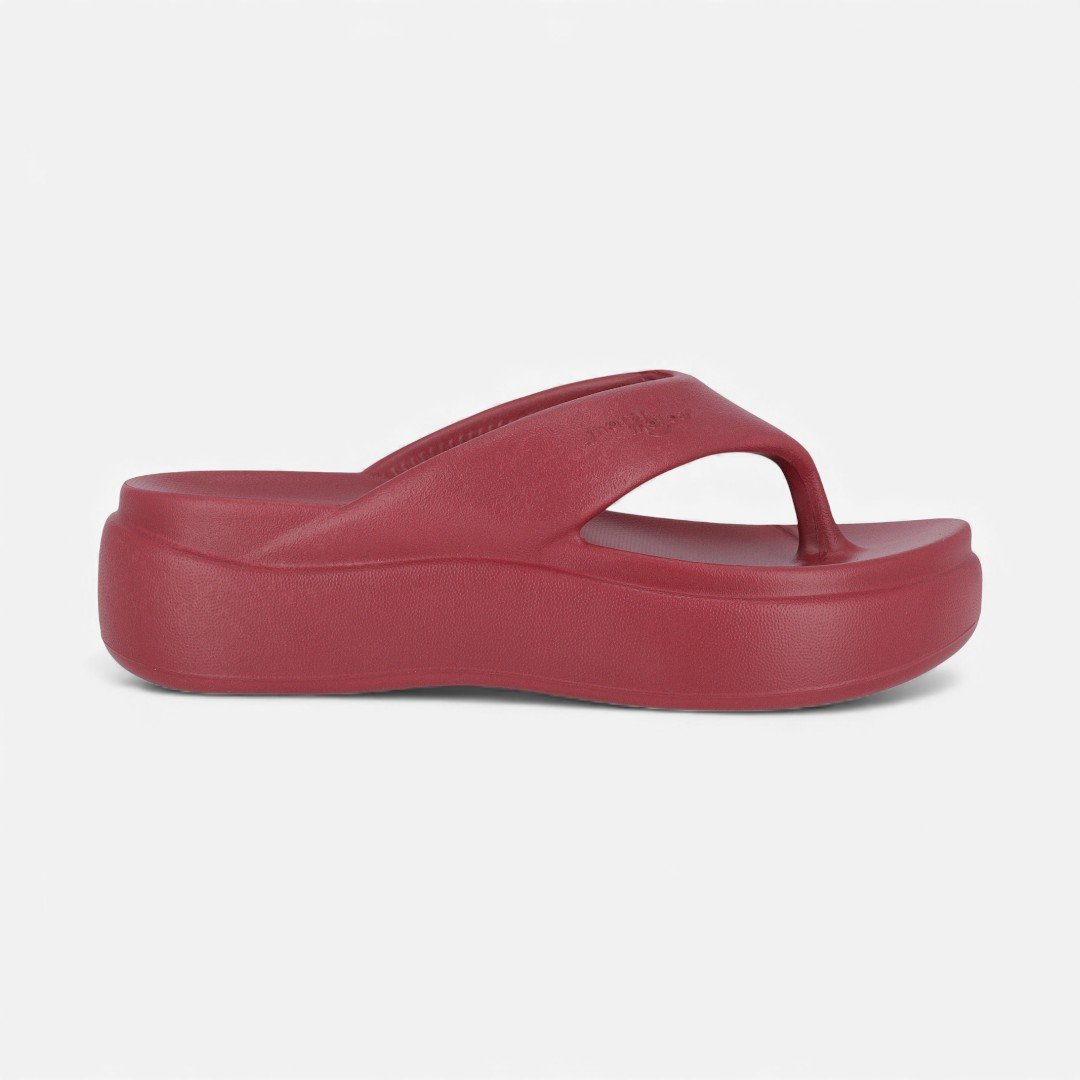 Tamanco Piccadilly Flatform Marshmallow Vinho