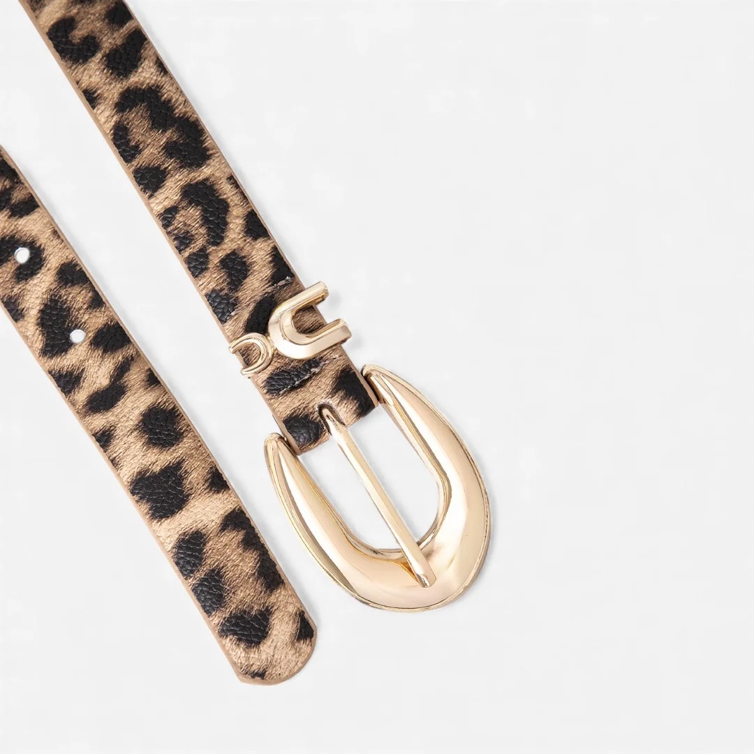 Cinto Animal Print Feminino Onça Claro Animal Print 3