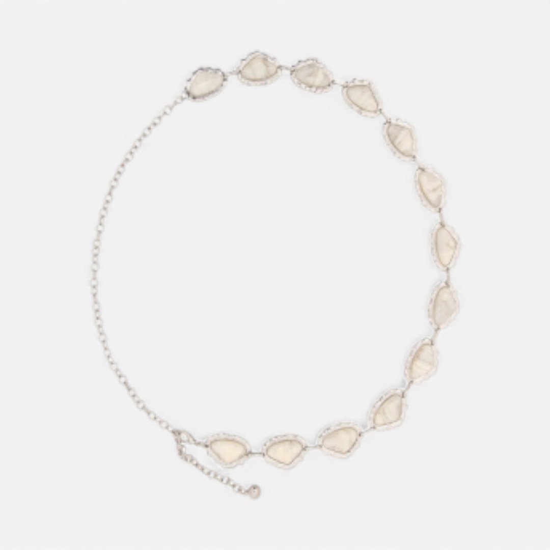 Cinto Corrente Feminino Bege