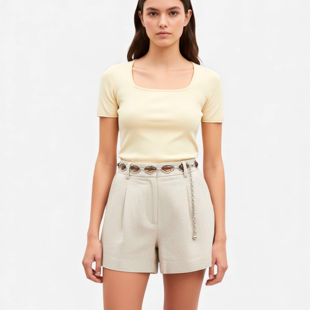 Cinto Corrente Feminino Caramelo Caramelo 2