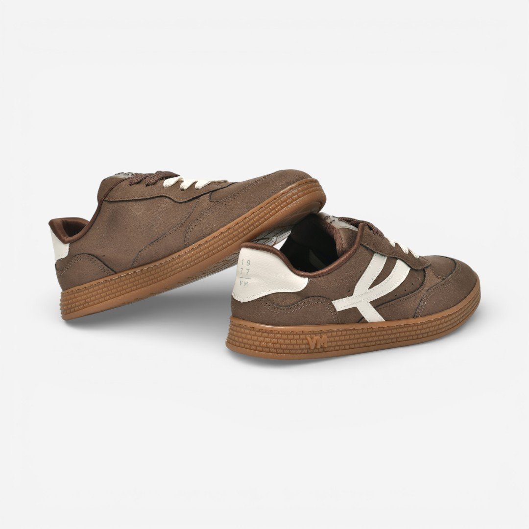 Tênis Via Marte Casual Camurça Marrom Marrom 3