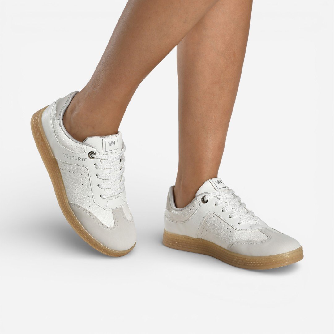 Tênis Via Marte Casual Gelo Branco 2