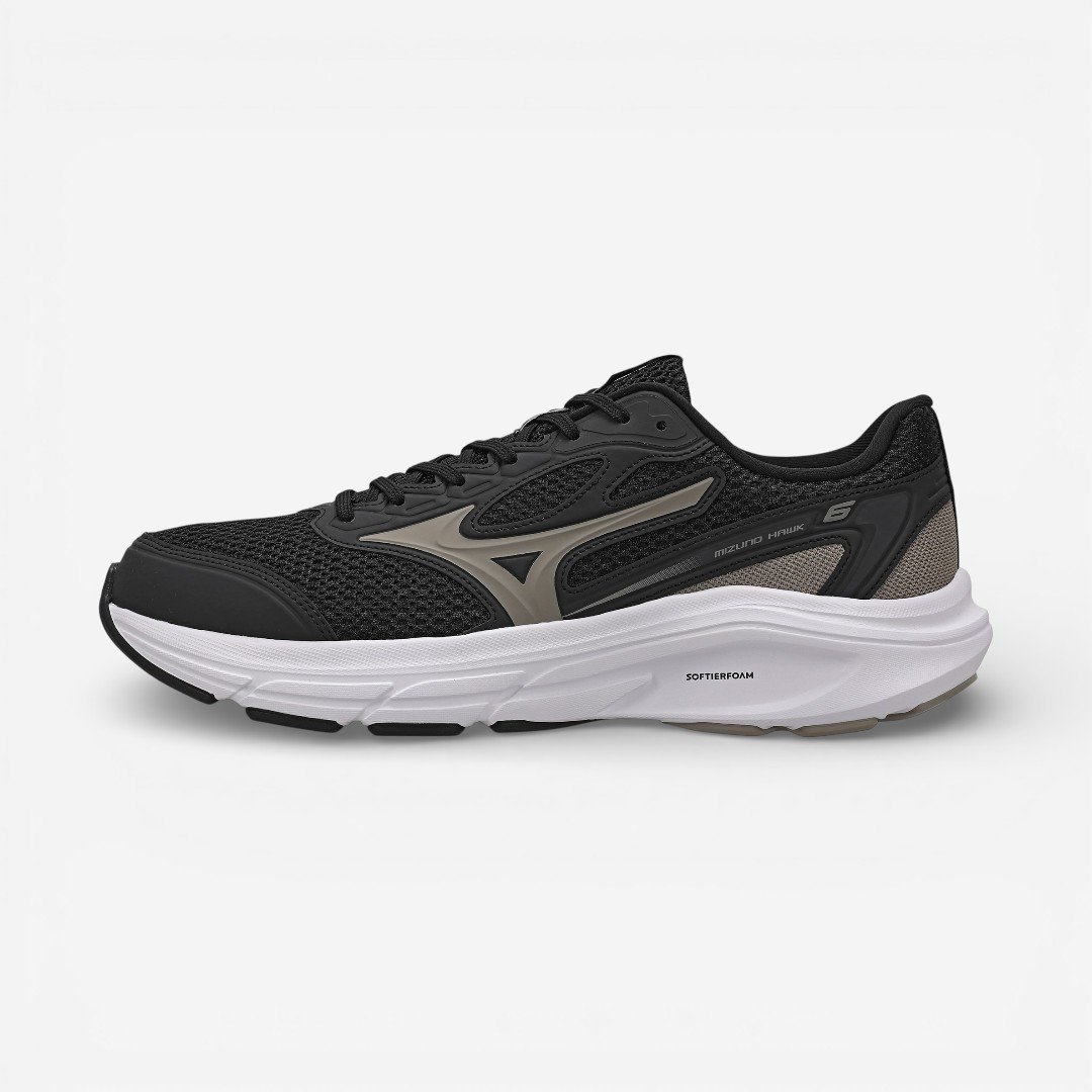 Tênis de Corrida Masculino Mizuno Hawk 6 Preto