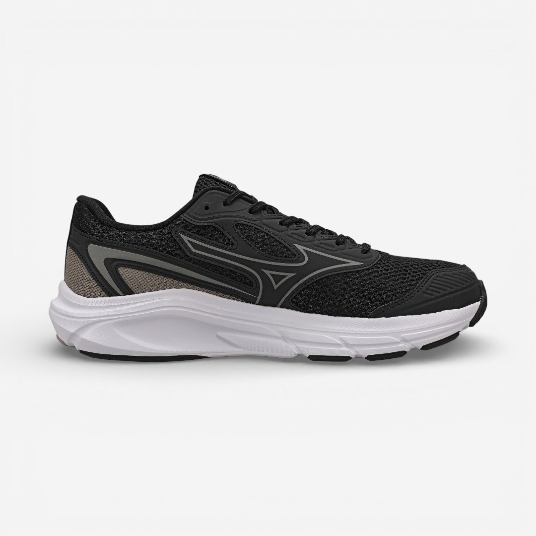 Tênis de Corrida Masculino Mizuno Hawk 6 Preto Preto 4