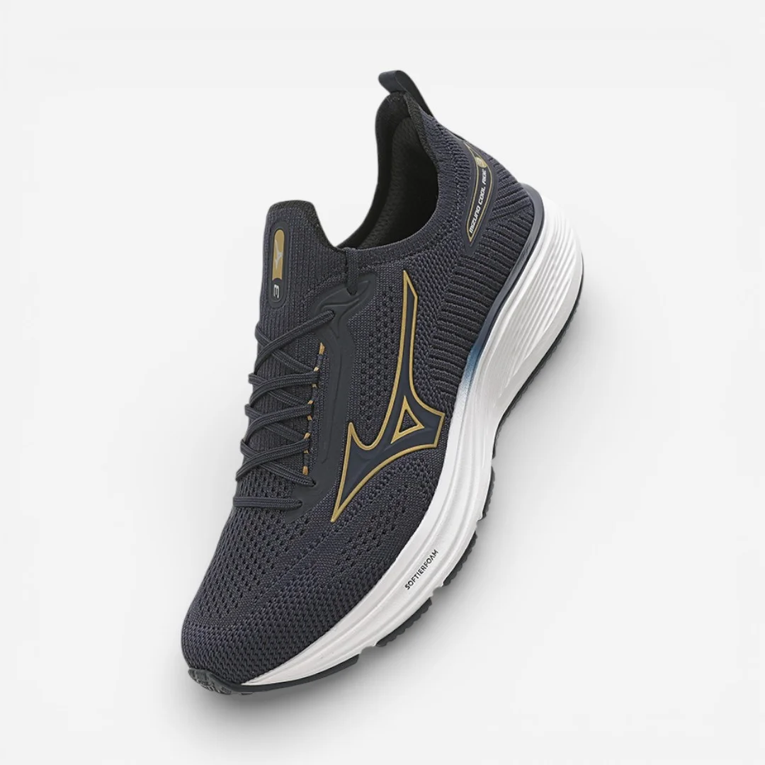 Tênis de Corrida Masculino Mizuno Cool Ride 3 Marinho Azul Marinho 2