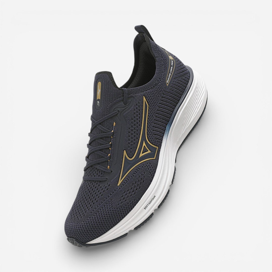 Tênis de Corrida Masculino Mizuno Cool Ride 3 Marinho Azul Marinho 2