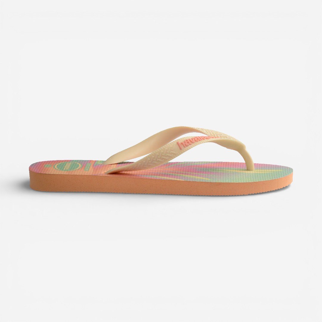 Chinelo Havaianas Top Fashion Bege 2