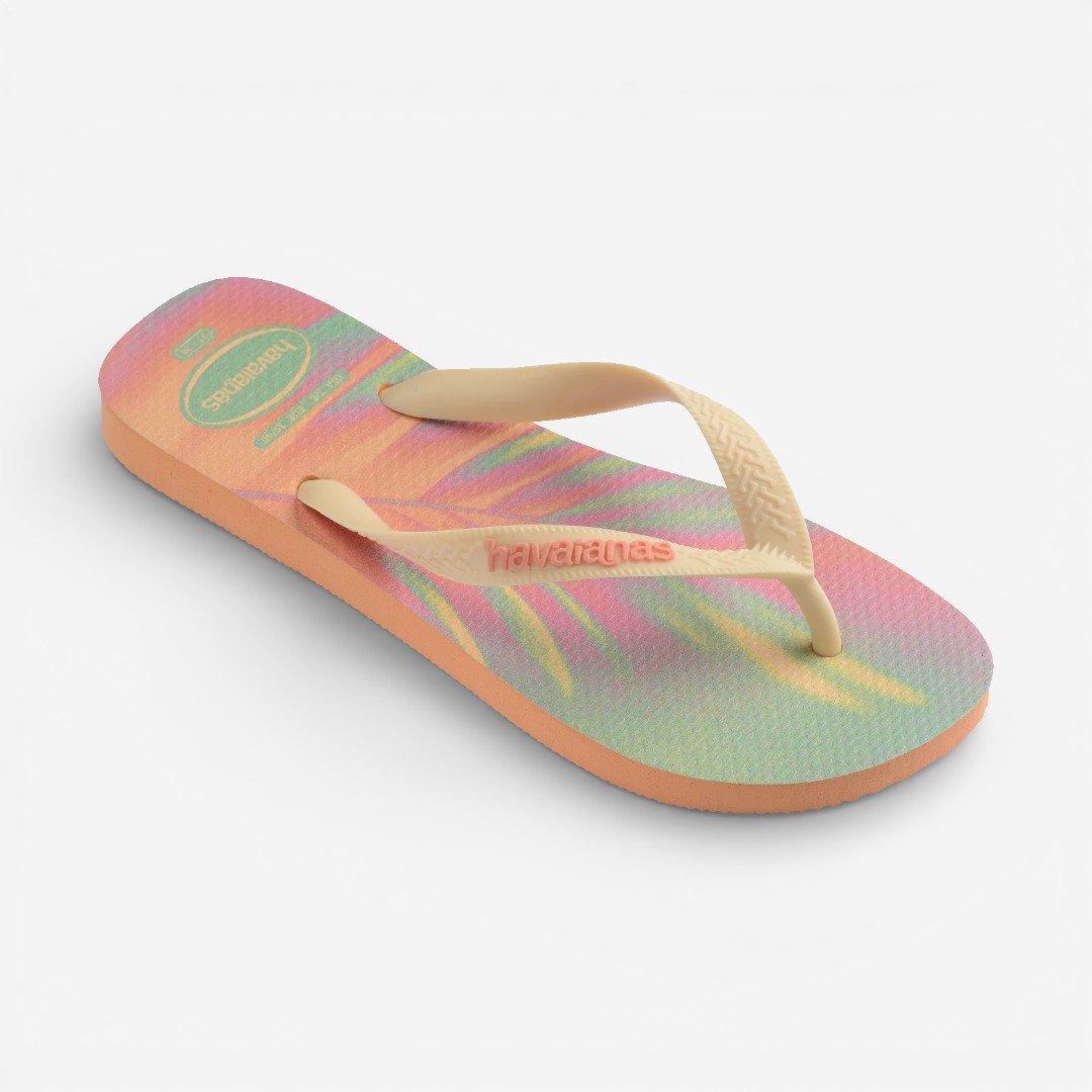 Chinelo Havaianas Top Fashion Bege 3