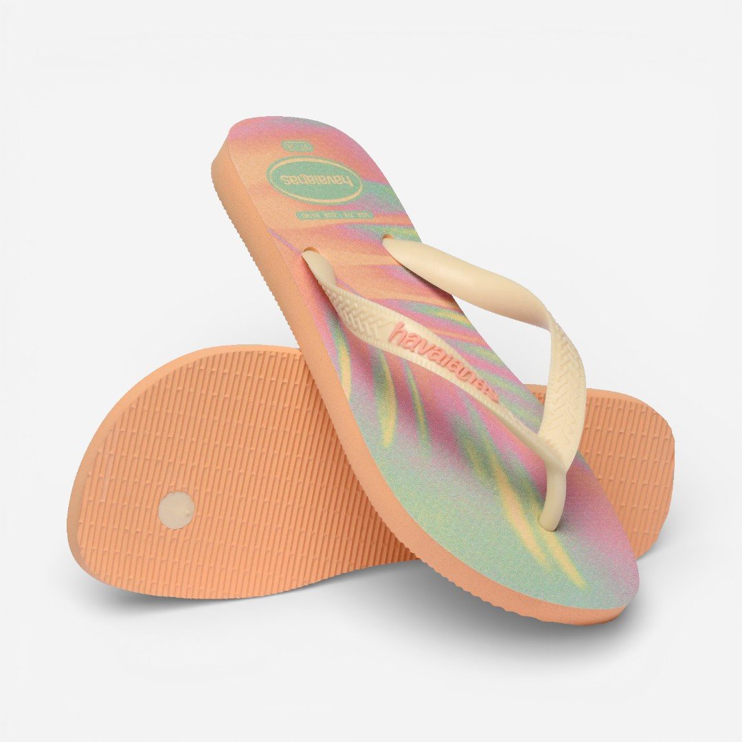 Chinelo Havaianas Top Fashion Bege 4