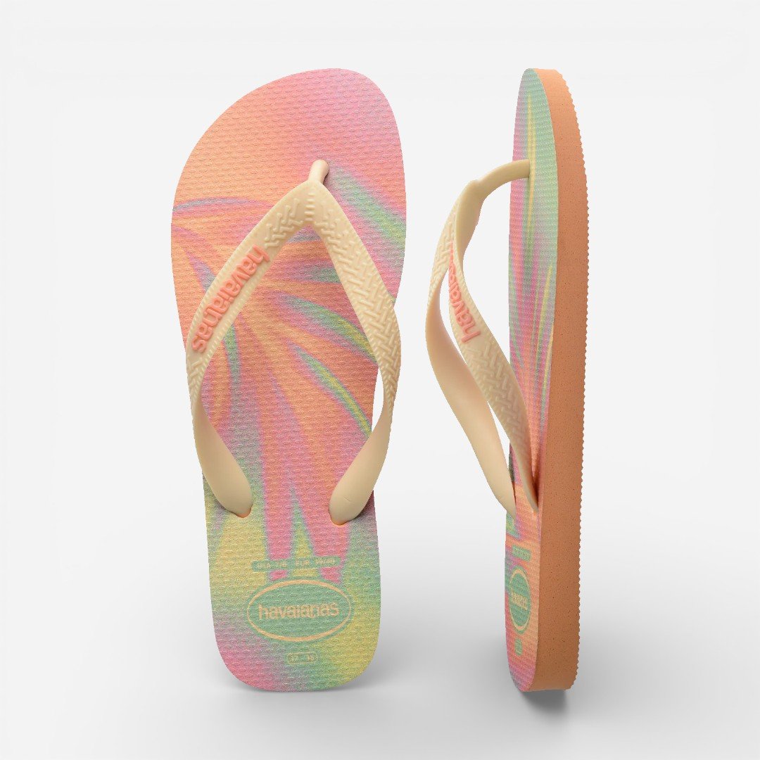 Chinelo Havaianas Top Fashion Bege 5