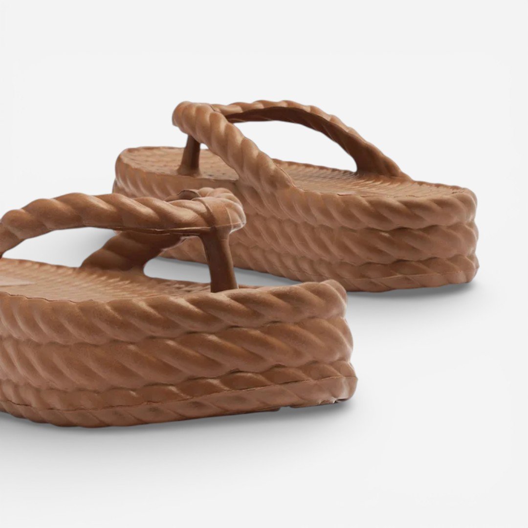 Tamanco Brizza Flatform Marrocos Mid Marrom Marrom 4