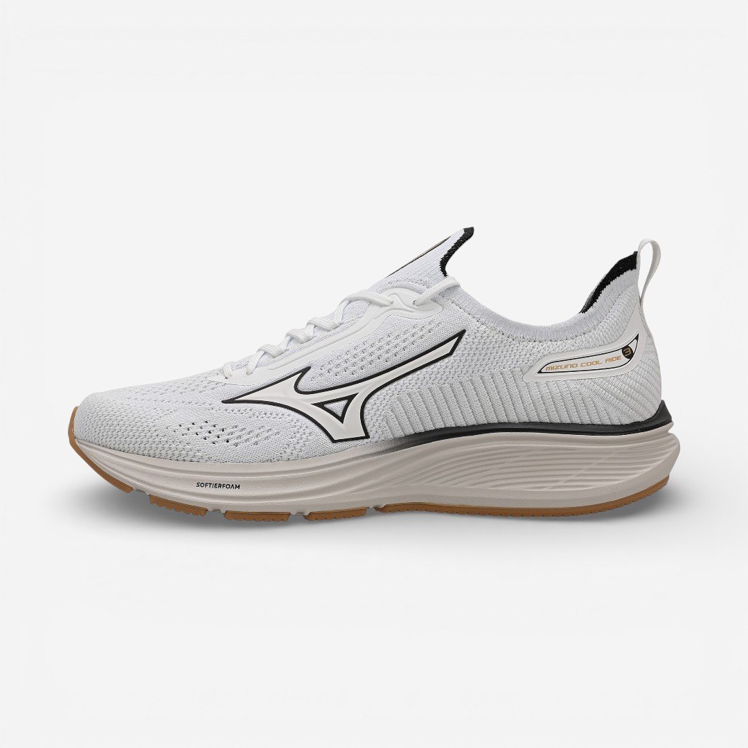 Tênis de Corrida Masculino Mizuno Cool Ride 3 Branco