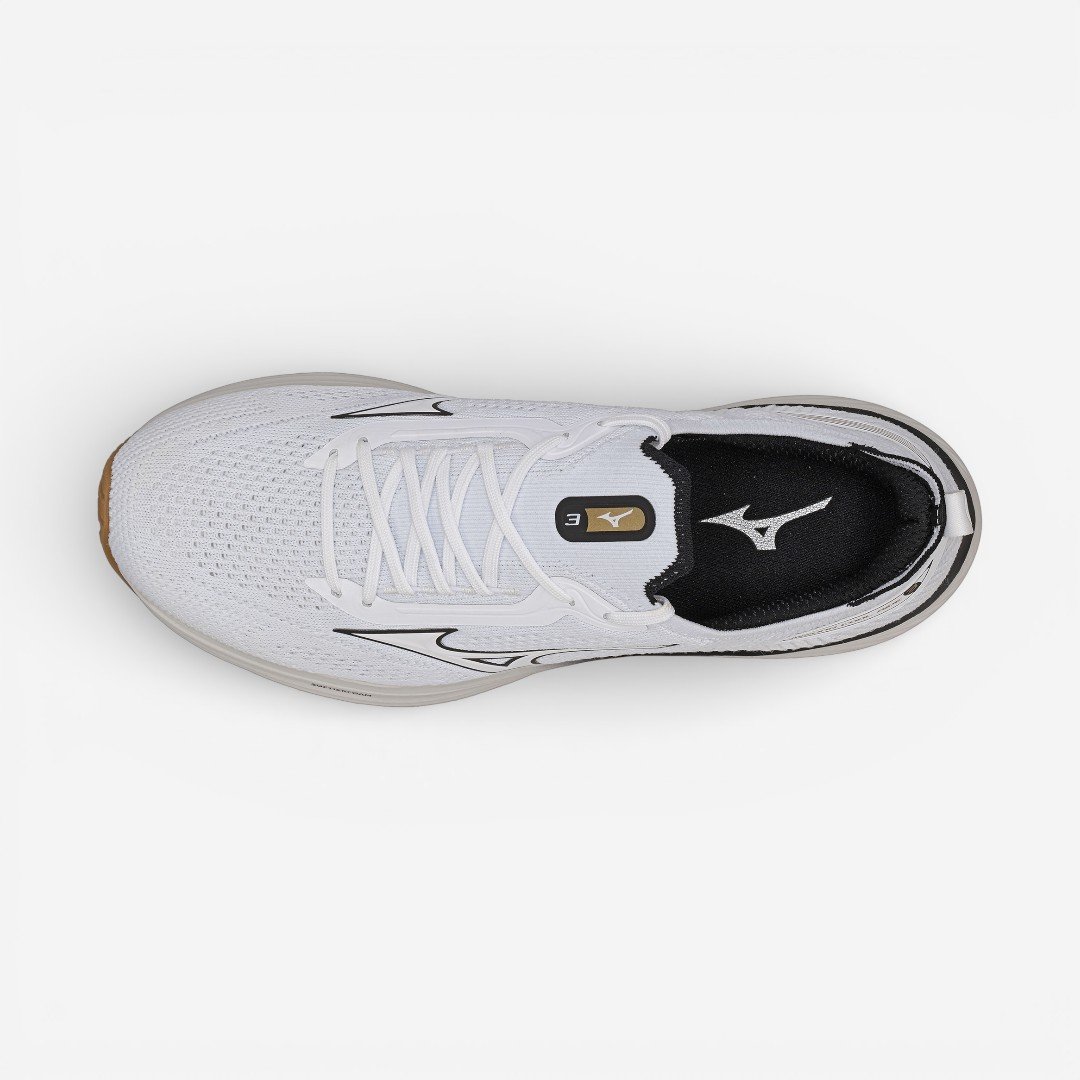 Tênis de Corrida Masculino Mizuno Cool Ride 3 Branco Branco 5