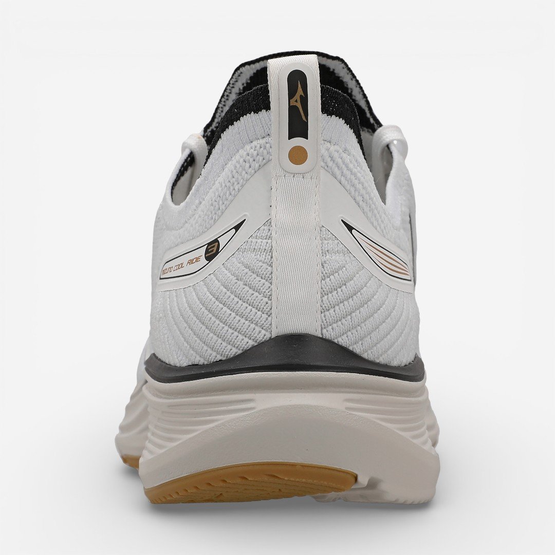 Tênis de Corrida Masculino Mizuno Cool Ride 3 Branco Branco 6