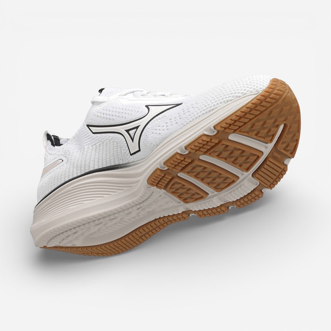 Tênis de Corrida Masculino Mizuno Cool Ride 3 Branco Branco 7