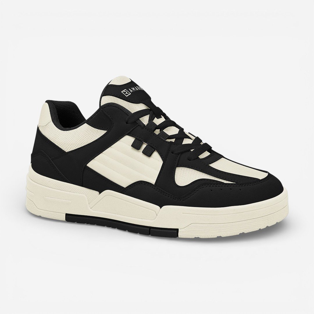 Tênis Ramarim Casual Branco e Preto Branco/Preto 2