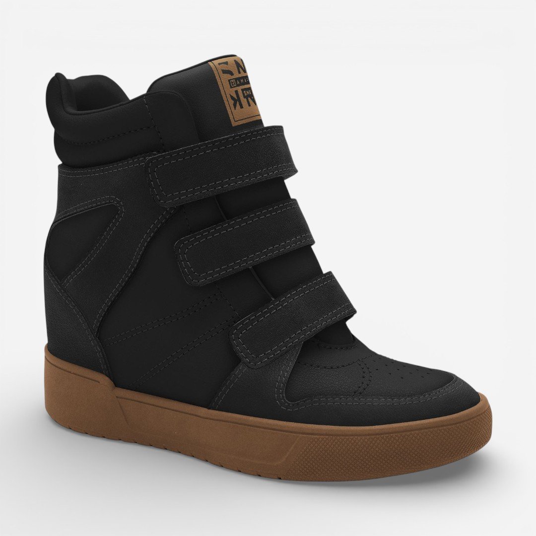 Tênis Sneaker Ramarim Preto Preto 2