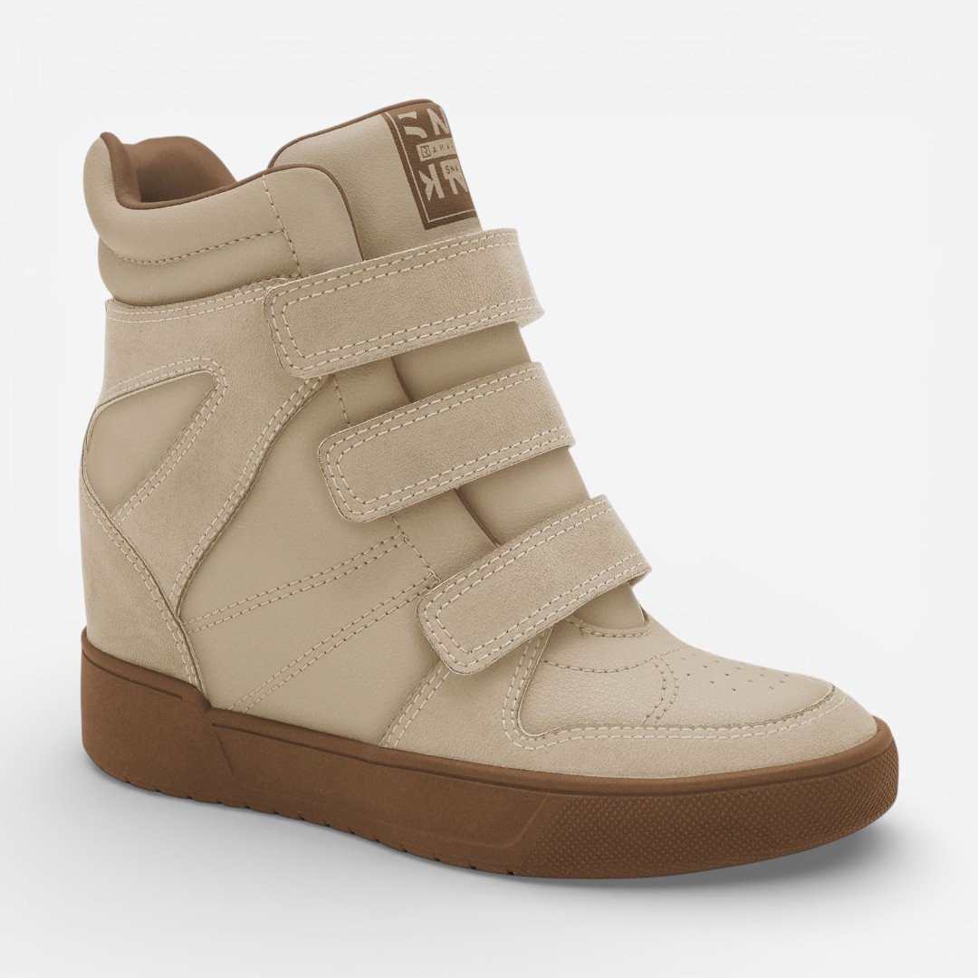 Tênis Sneaker Ramarim Bege Bege 2