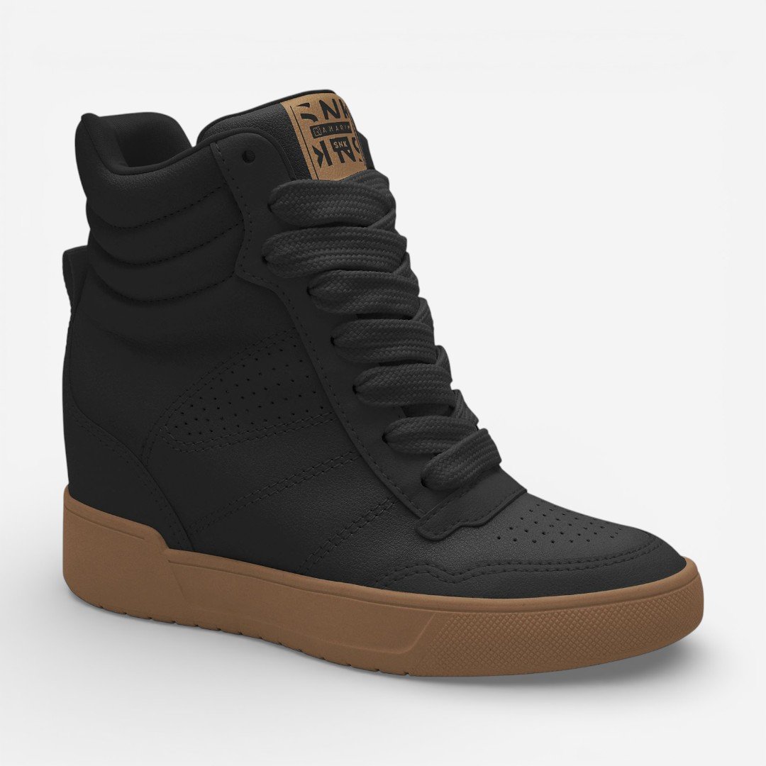Tênis Sneaker Ramarim Preto Preto 2