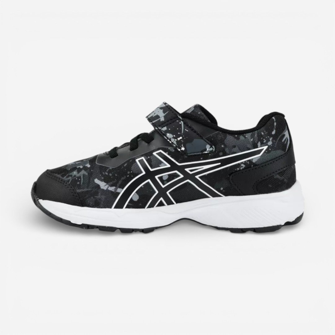 Tênis Asics Fantasy 4 Infantil Masculino Preto Preto 3