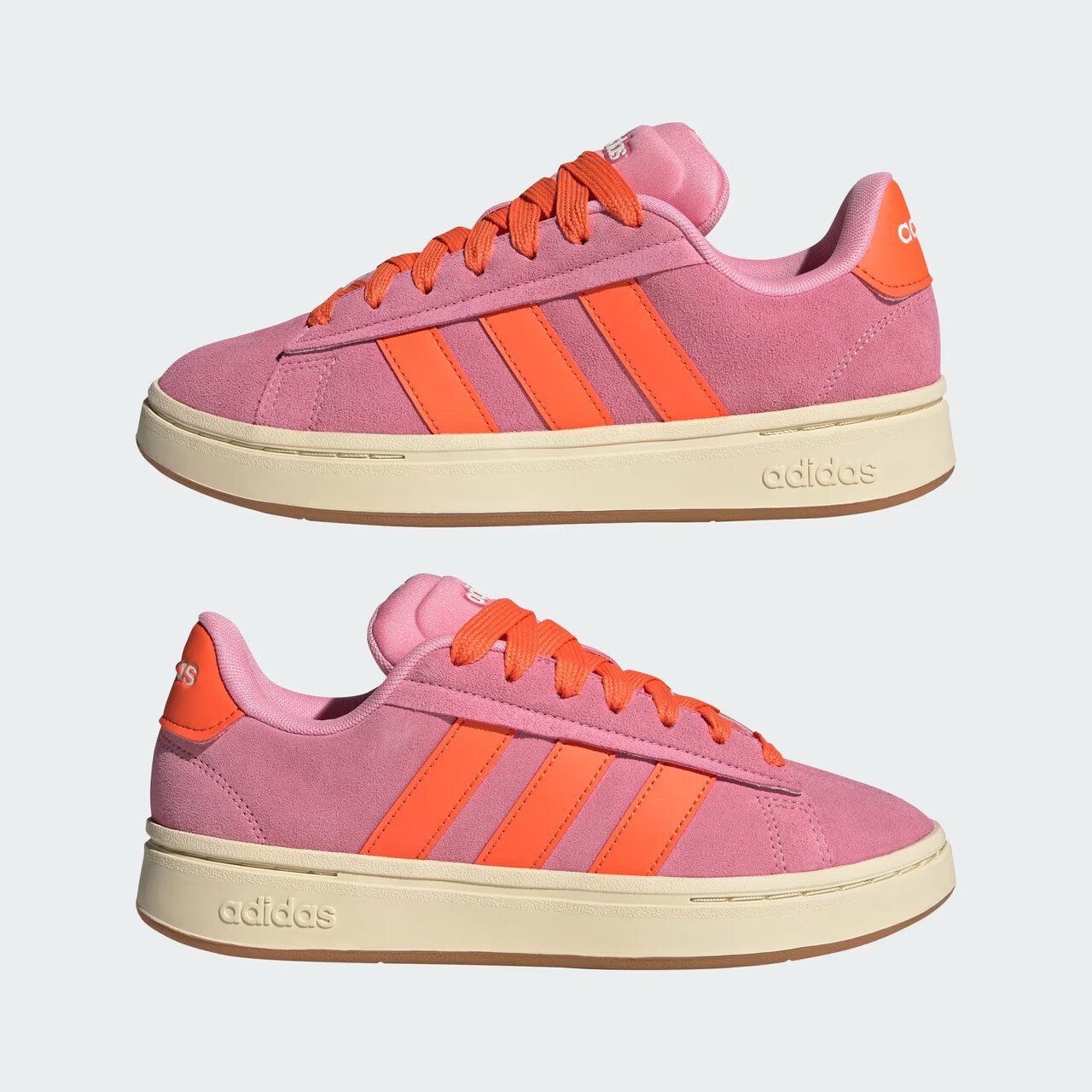 Tênis Adidas Grand Court Alpha Feminino Rosa Rosa 7
