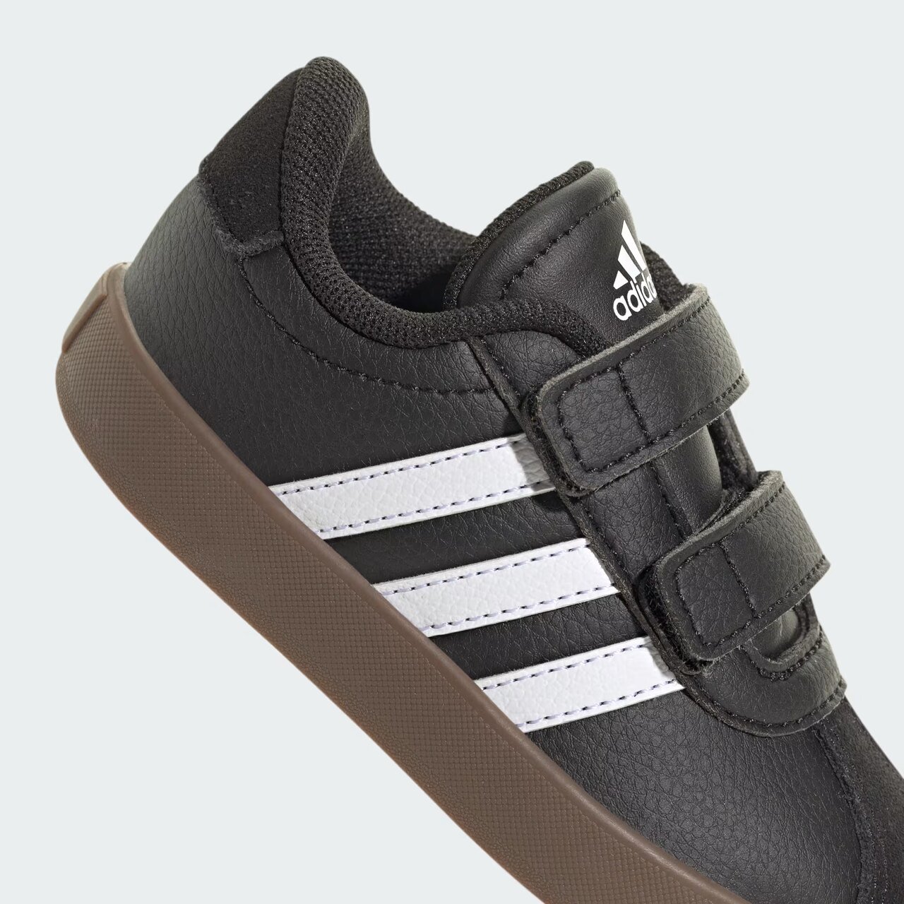 Tênis Adidas VL Court 3.0 Skateboarding Infantil Preto Preto 8