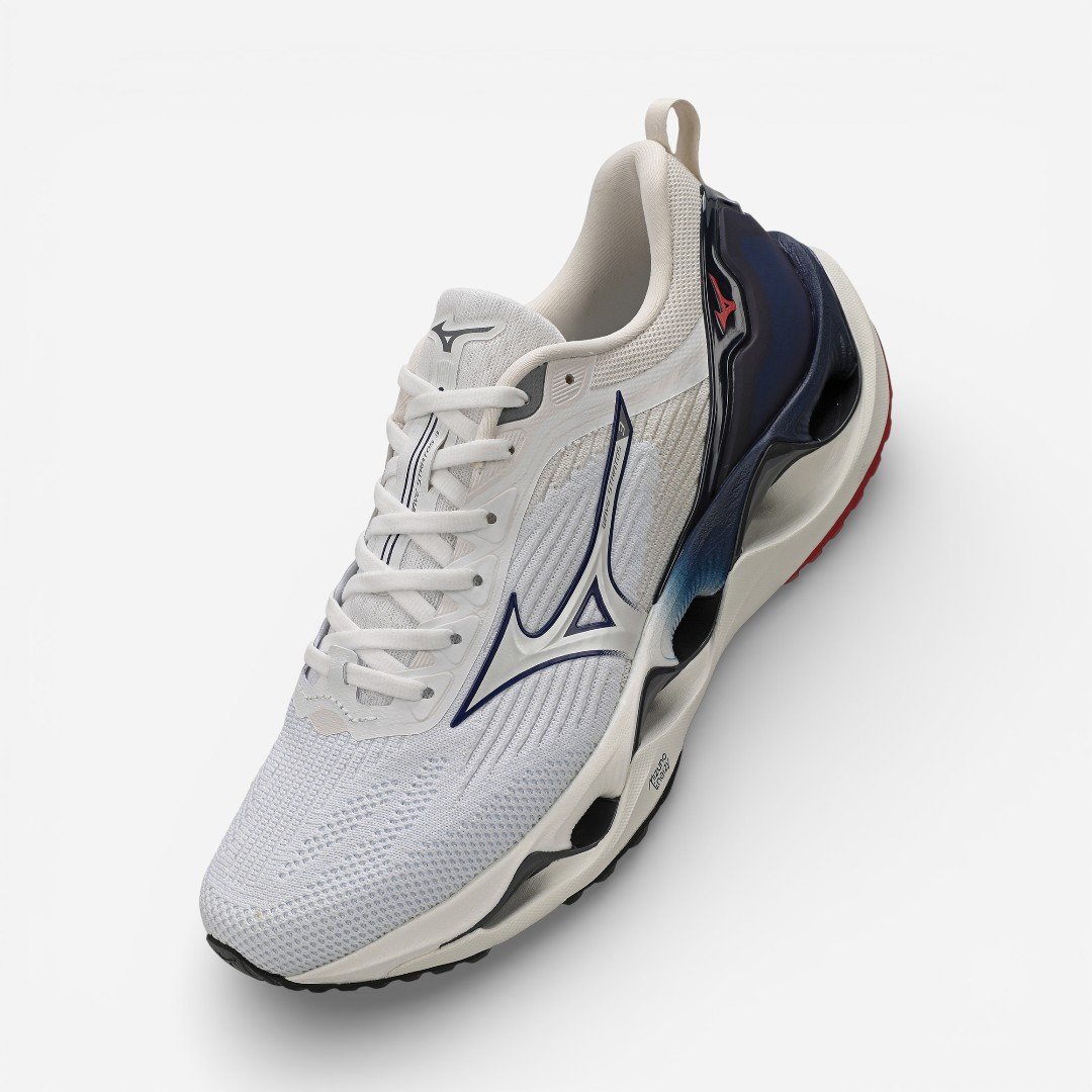 Tênis De Corrida Masculino Mizuno Wave Stratos 3 Branco Branco 2