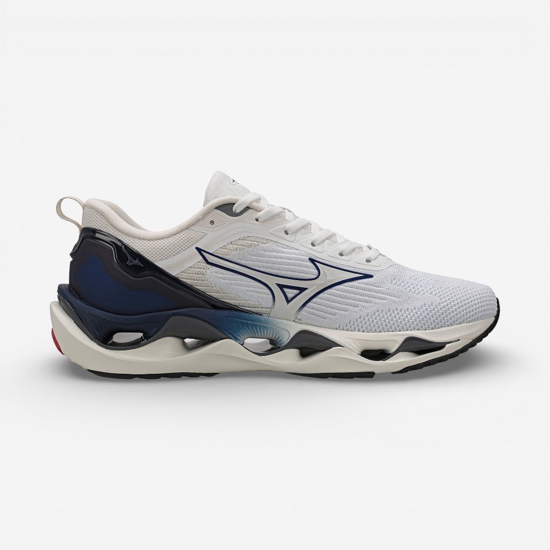 Tênis De Corrida Masculino Mizuno Wave Stratos 3 Branco Branco 4