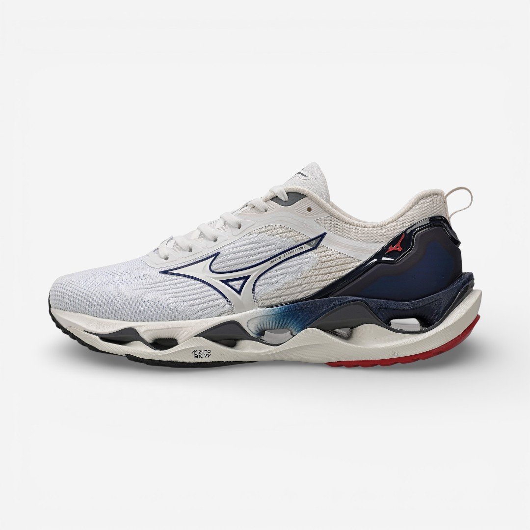 Tênis De Corrida Masculino Mizuno Wave Stratos 3 Branco