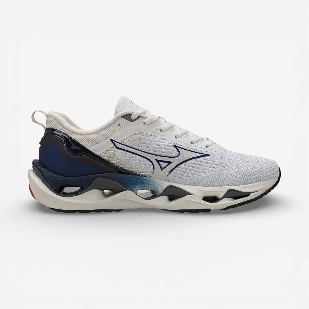 Tênis De Corrida Masculino Mizuno Wave Stratos 3 Branco Branco 4