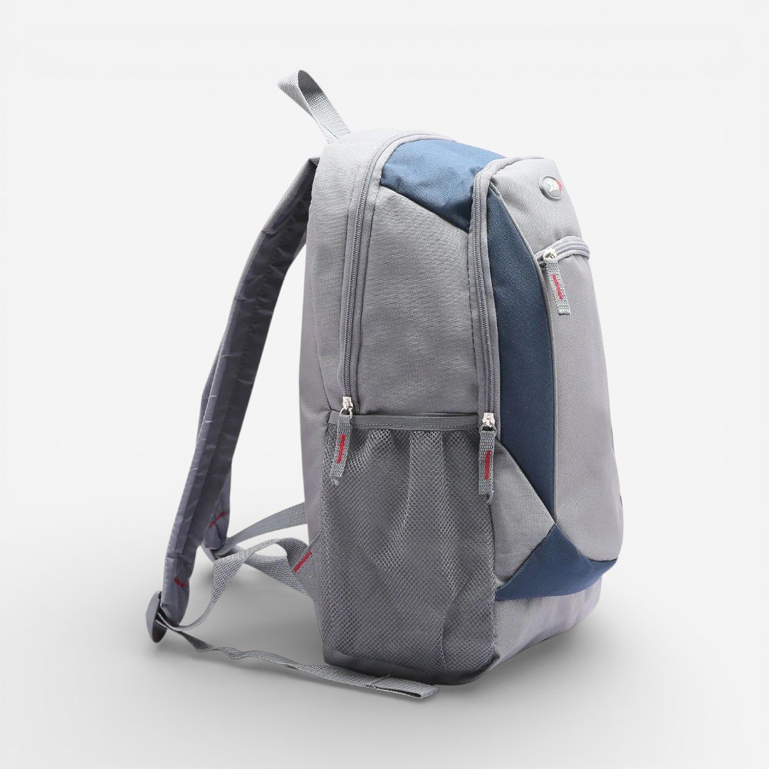 Mochila Republic Vix Escolar Cinza com Azul Cinza 3