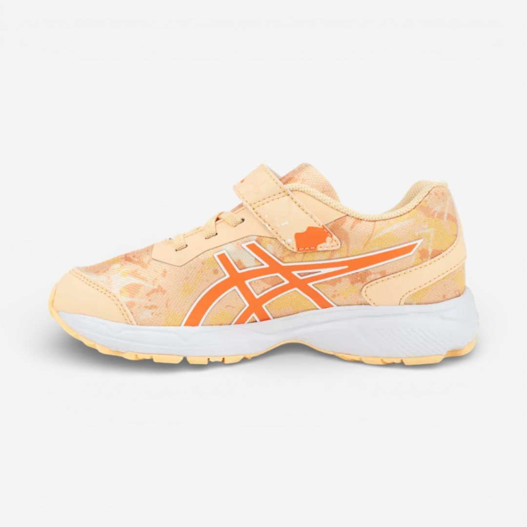 Tênis Asics Fantasy 4 Infantil Feminino Laranja Claro Laranja 3