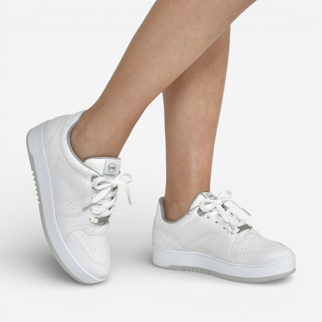 Tênis Via Marte Casual Branco Branco 4