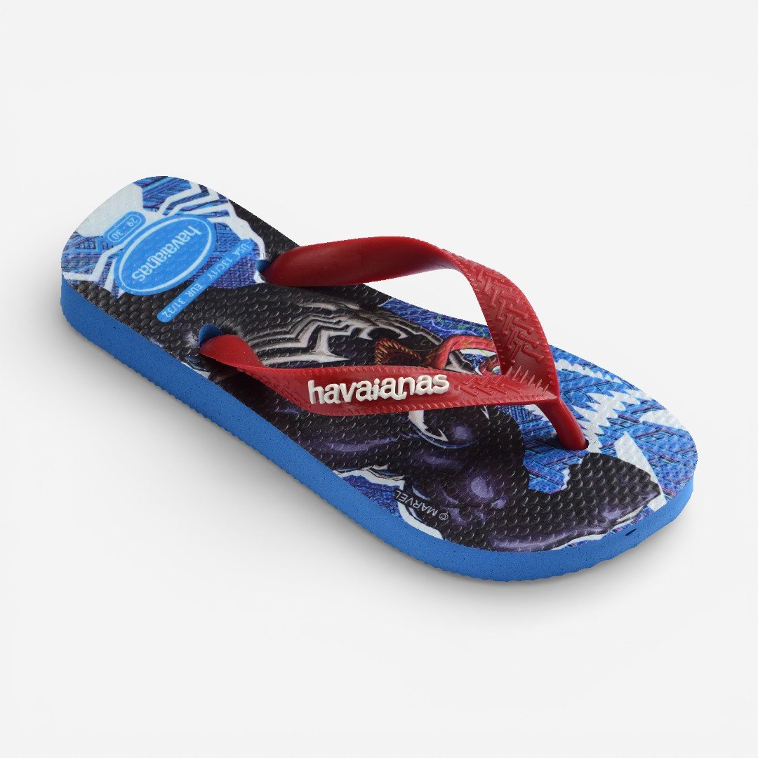 Chinelo Havaianas Infantil Top Marvel II Homem Aranha Vermelho 2