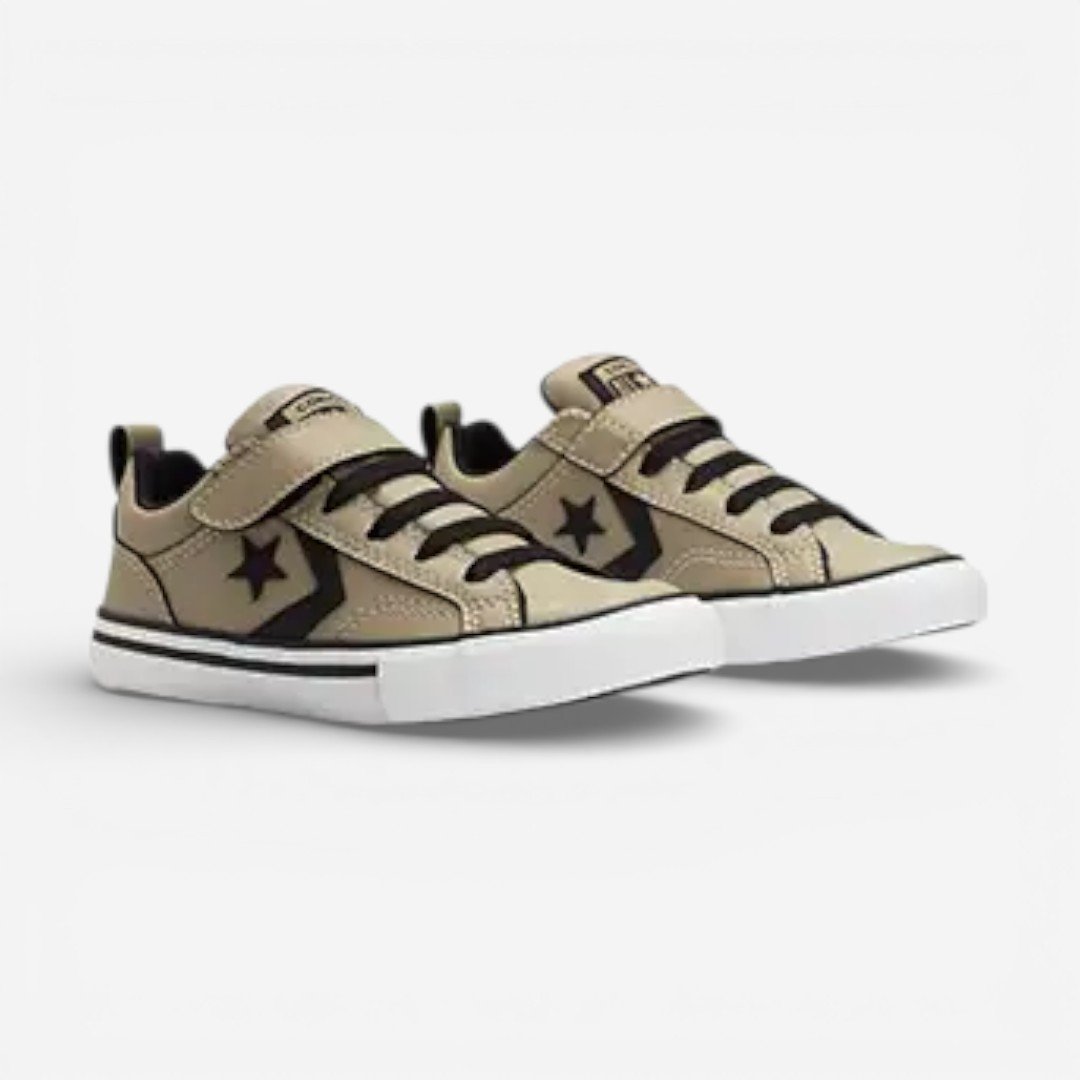 Tênis Converse Pro Blaze Strap Seasonal Juvenil Bege Bege 2