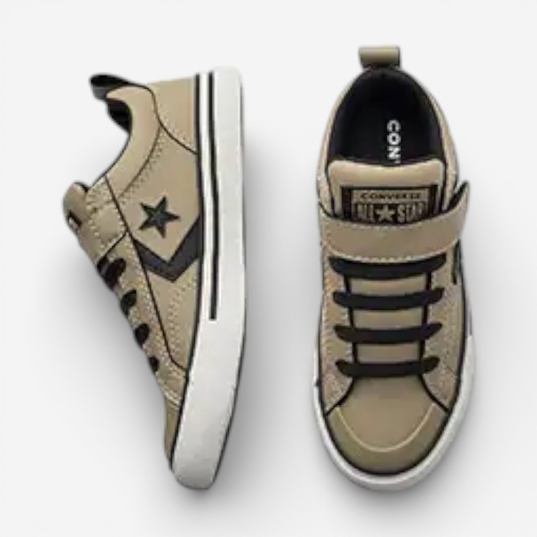 Tênis Converse Pro Blaze Strap Seasonal Juvenil Bege Bege 5