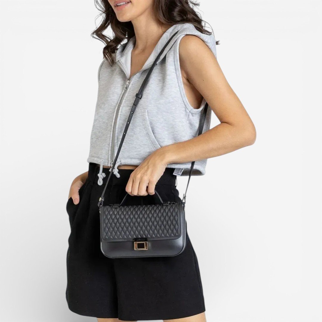 Bolsa Petite Jolie Iza Preta Preto 2