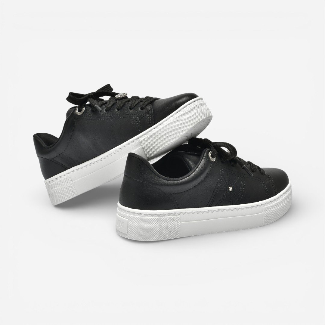 Tênis Via Marte Casual Feminino Preto Preto 3
