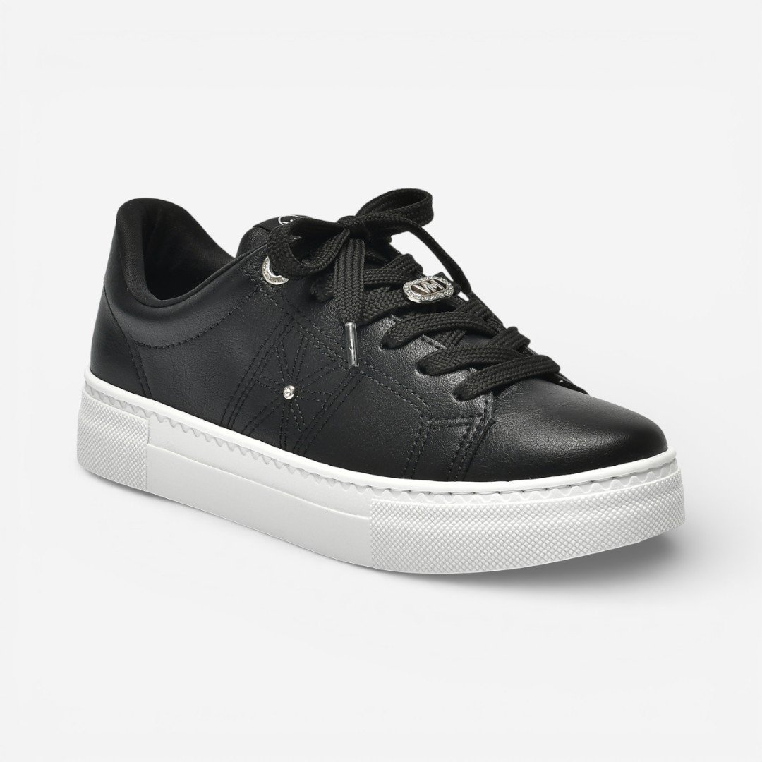 Tênis Via Marte Casual Feminino Preto Preto 4