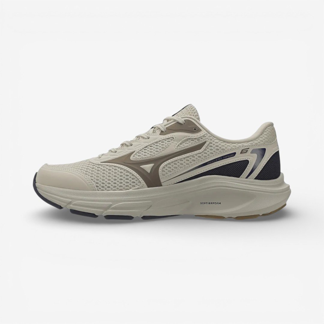 Tênis de Corrida Mizuno Hawk 6 Bege