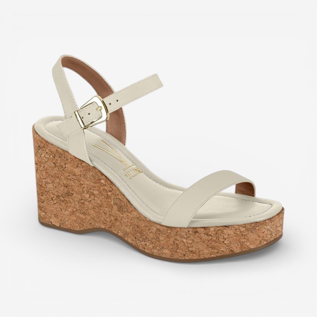 Sandália Vizzano Anabela Off White Off White 2